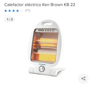 Estufa ken brown KB22 2 velas